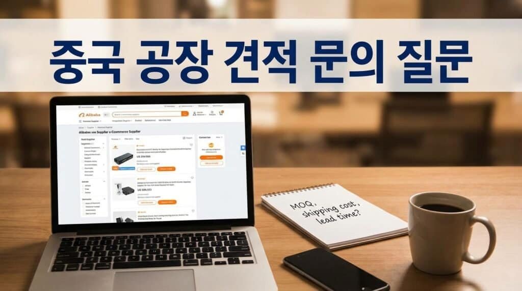 중국 공장에 처음 견적 문의할 때 꼭 물어볼 질문