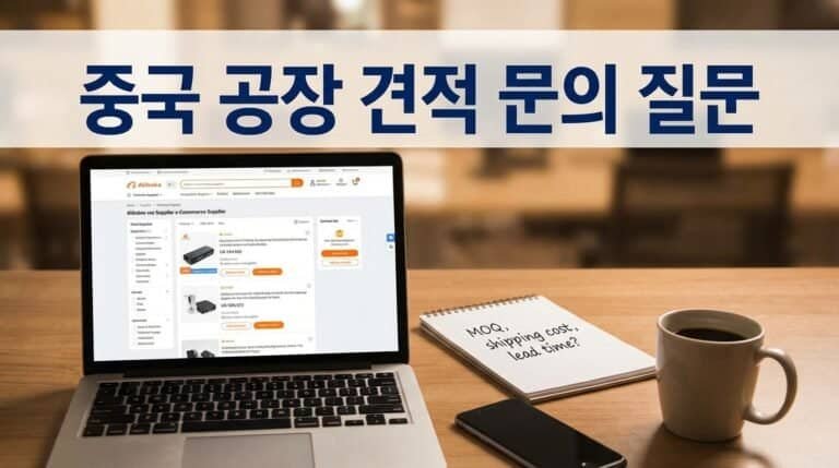 중국 공장에 처음 견적 문의할 때 꼭 물어볼 질문