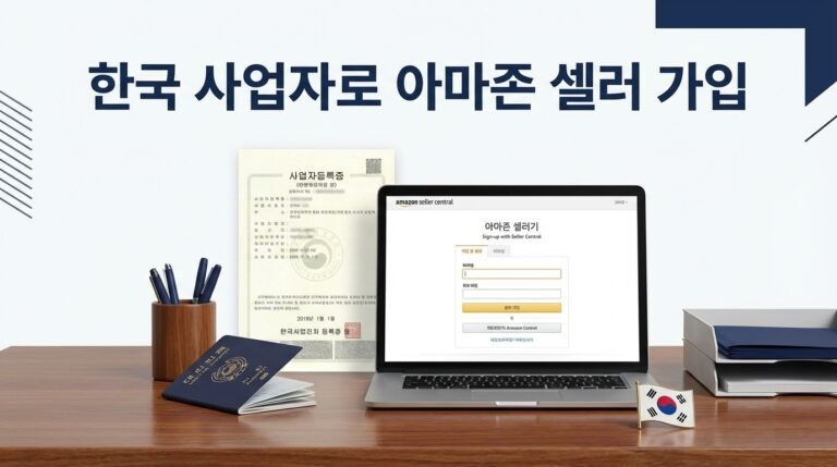 한국 개인사업자로 아마존 미국 셀러 가입 가능할까