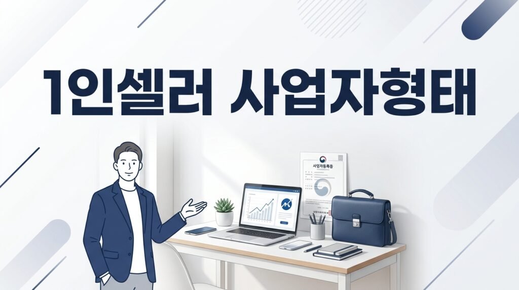 1인 온라인 셀러에게 맞는 사업자 형태 정리