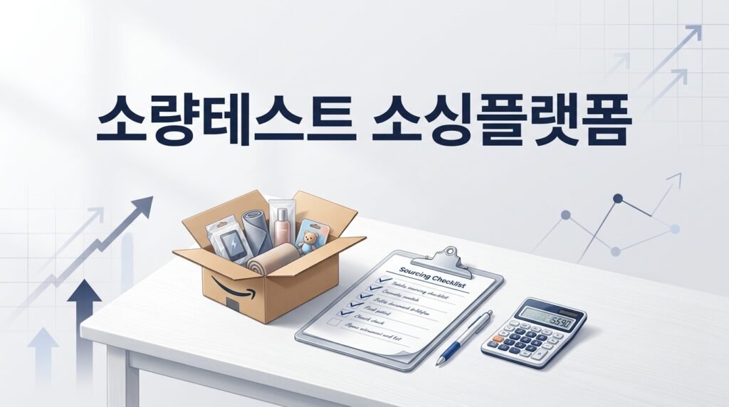 소량 테스트 소싱에 유리한 플랫폼 정리