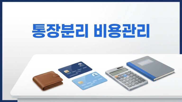 소규모 셀러의 통장 분리와 비용 관리법