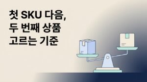 첫 SKU가 자리잡은 후 두 번째 상품을 고르는 기준
