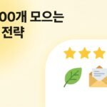 리뷰 100개 이상 합법적으로 모으는 4단계 전략