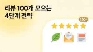 리뷰 100개 이상 합법적으로 모으는 4단계 전략