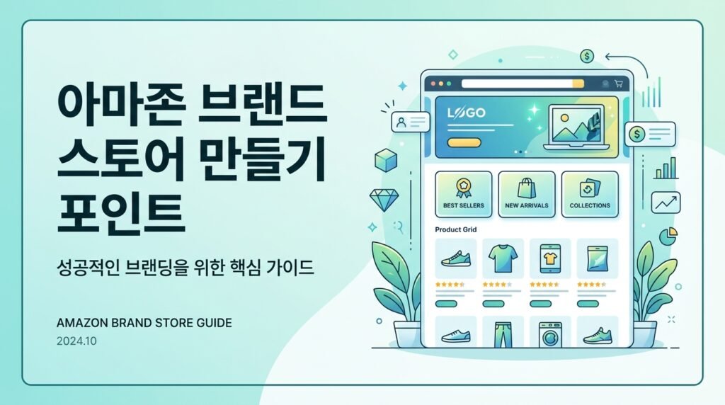 아마존 브랜드 스토어 만들 때 초보가 놓치는 포인트