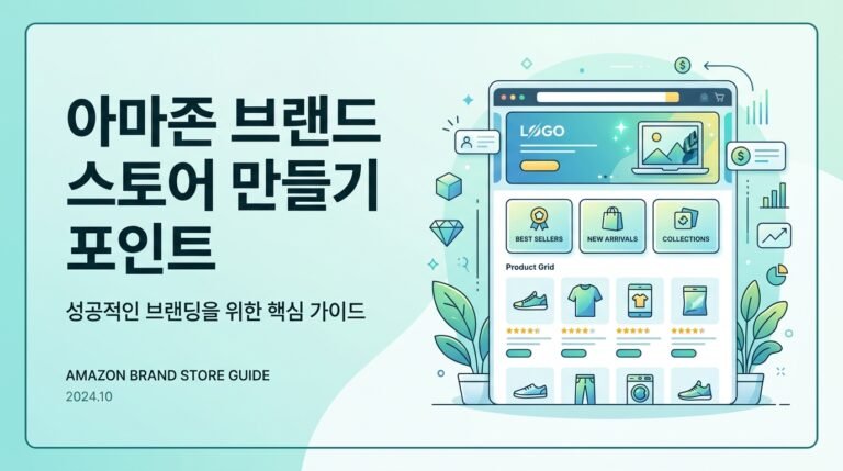 아마존 브랜드 스토어 만들 때 초보가 놓치는 포인트