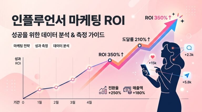 인플루언서 마케팅을 처음 시도할 때 비용 대비 효과